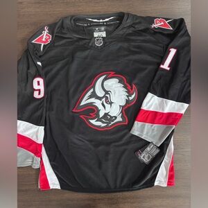 NHL FANATICS SIZE 60 Black and Red NHL Doan Hockey Jersey